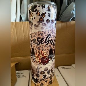 New 20oz Sublimation Tumbler- Comes W/Reusable Straw & Lid